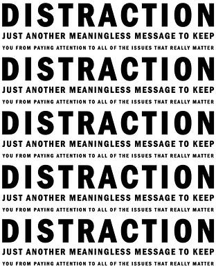 writer distracted