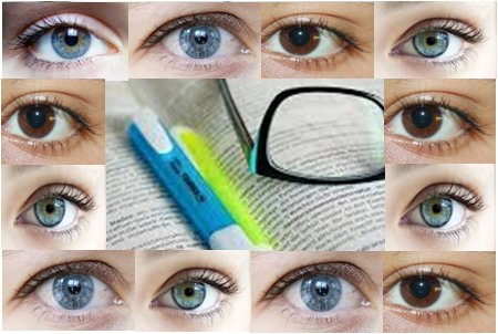 Book reviewer eyes